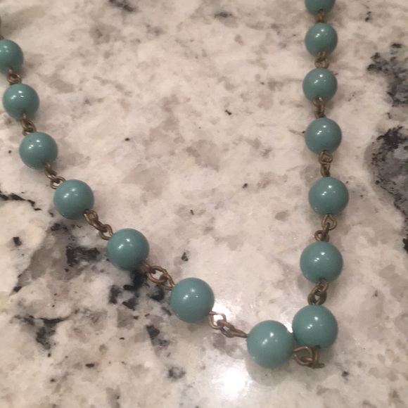 Turquoise bead necklace - Picture 2 of 4